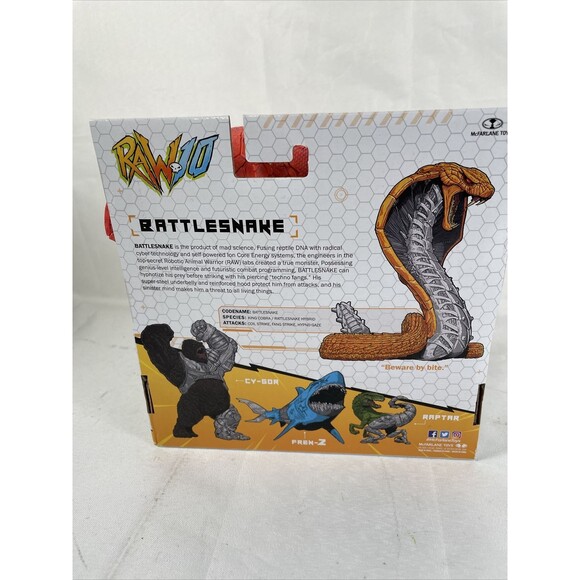 Mcfarlane Toys Raw 10 Battlesnake 2020 Poseable Action Figure - Picture 3 of 3